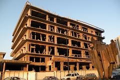 
The street in front of St George's Hotel was the locations where on February 14, 2005 Lebanon's former Prime Minister Rafik al-Hariri was killed when a bomb exploded on his motorcade.
